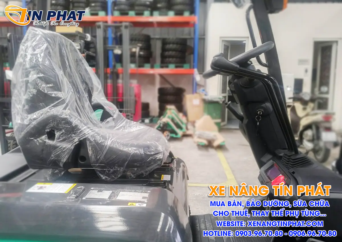 Xe Nâng Điện Mitsubishi FB15CB 1.5 Tấn Ngồi Lái | xenangtinphat.com | Hotline: 0903.96.70.80 – 0906.96.70.80